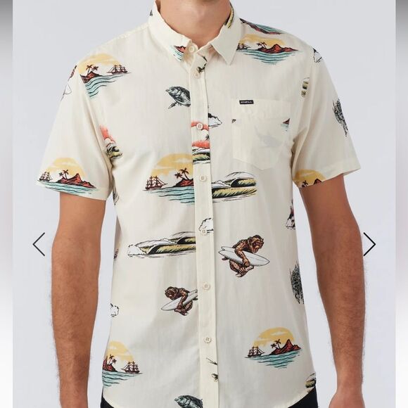 O’NEILL ARTIST OASIS ECO MODERN SHIRT SIZE LARGE - Picture 1 of 11